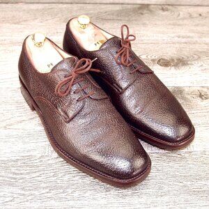 $895 GRAVATI Arthur Beren 9.5 W Wide Brown PECCARY 16133 * add $15 new Trees